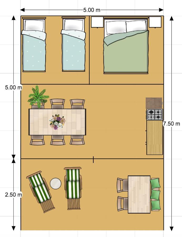 Tente Lodge La Plage Autet Kültér fotó