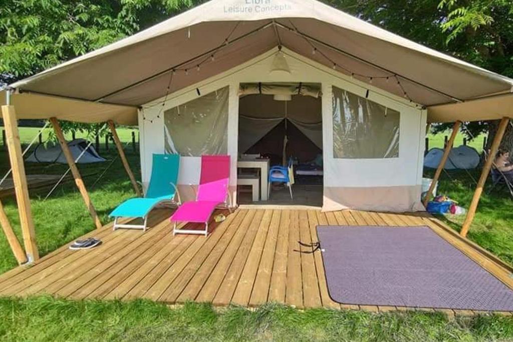 Tente Lodge La Plage Autet Kültér fotó